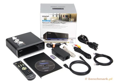 QNAP NMP-1000P - zawartość opakowania