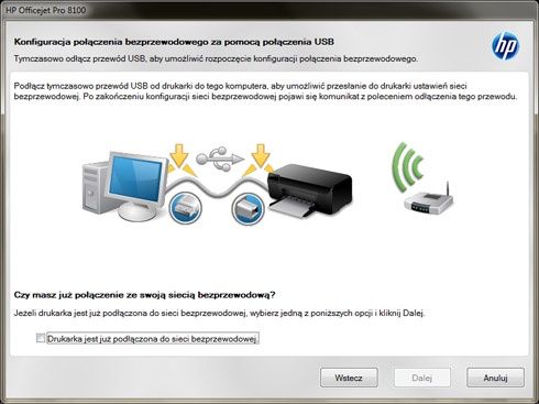 HP Pro 8100 - bezprzewodowe