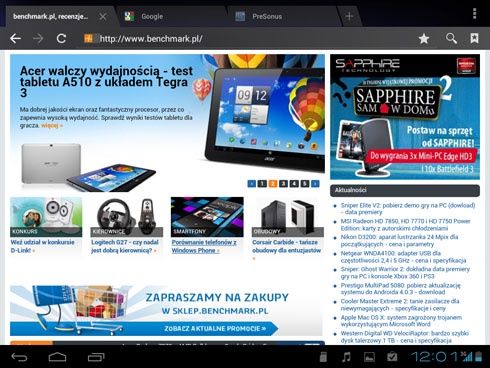 Archos 80 G9 Turbo