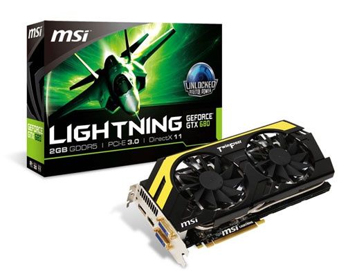 MSI GeForce GTX 680 Lightning