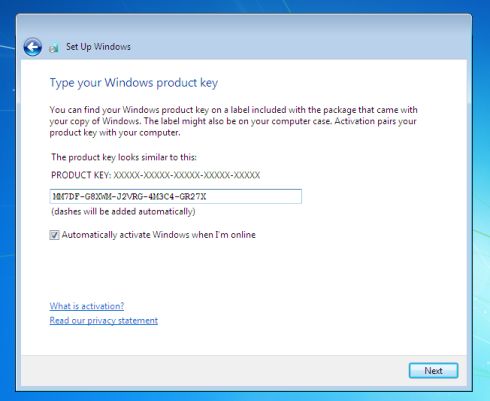 Instalacja Windows 7 część 2 krok 4