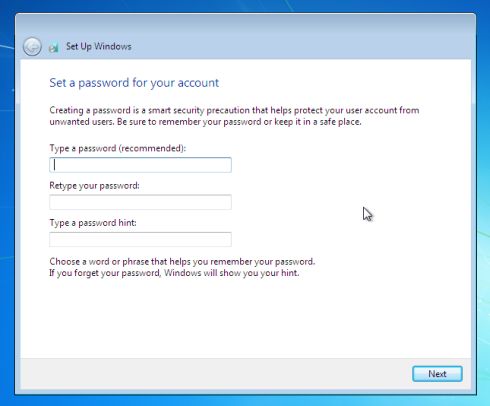 Instalacja Windows 7 część 2 krok 3