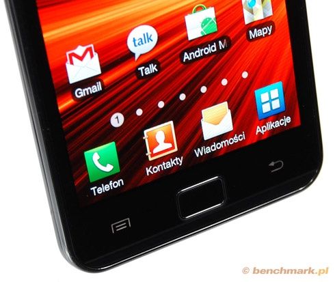 Samsung Galaxy S 2 - przyciski nawigacyjne
