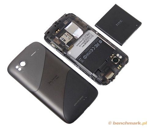 HTC Sensation bez tylnej klapki