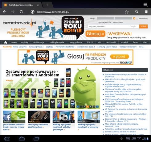 Sony Tablet P - www