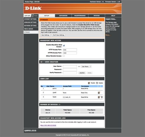 Dlink DIR-505