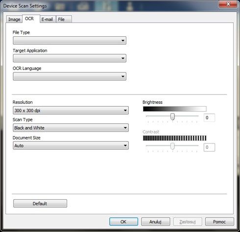 Device Scan Settings