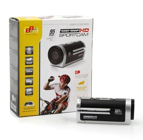 Easy Snap HD SPORTCAM - opakowanie i kamerka