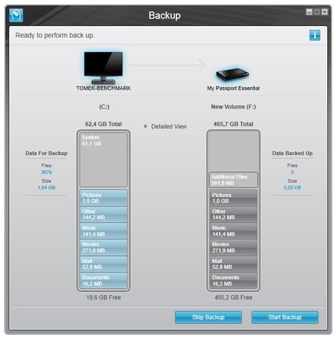 WD My Passport Essential 500GB