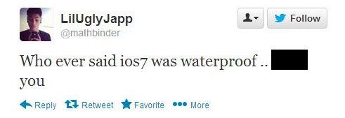 Apple iOS 7 system wodoodporność fałsz