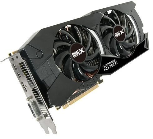Sapphire Radeon HD 7950 950 MHz Edition karta graficzna zdjęcie chłodzenie