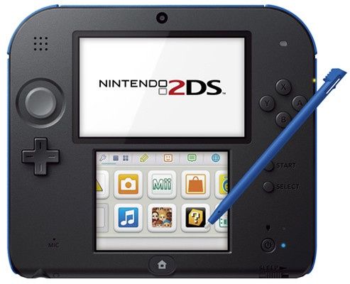 nintendo 2ds wygląd ekran konsola przenośna