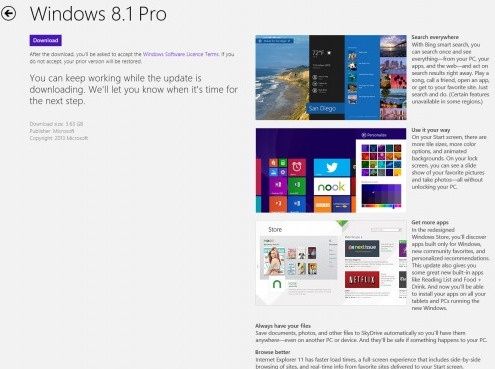 sklep windows aktualizacja windows 8.1 pro