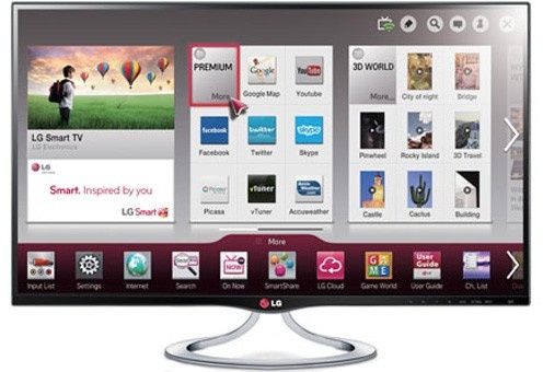 lg MT93 Personal Smart TV wygląd ekran przód ips 3d telewizor