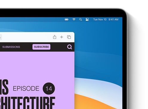 macOS wygląd okien