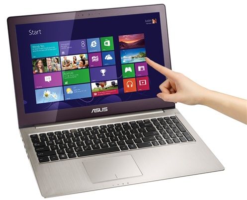 Asus Zenbook Touch U500VZ ultrabook front