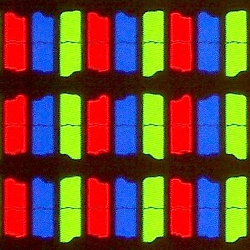 Samsung 55MU6102 - struktura subpixeli