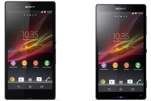 Sony Xperia Z i Xperia ZL smartfon wygląd zdjęcie