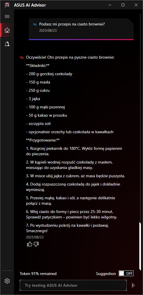 ASUS AI Advisor