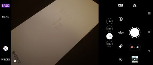 Sony Xperia 1 III aplikacja aparat