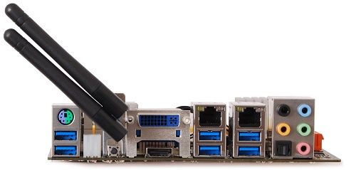 płyta gł&oacute;wna Zotac A75ITX-A-E - tylny panel