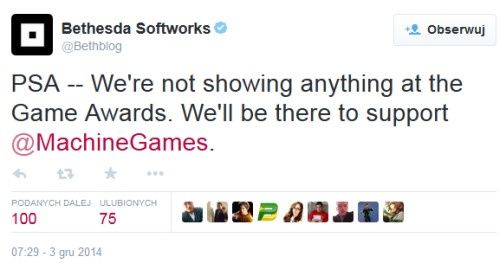 Fallout 4 gra The Game Awards