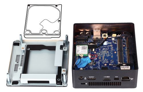 Gigabyte BRIX S GB-BSi7HT-6500 komputerek - wnętrze