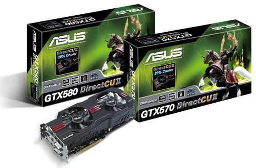 karty graficzne ASUS GTX 570 i 580 DirectCU II