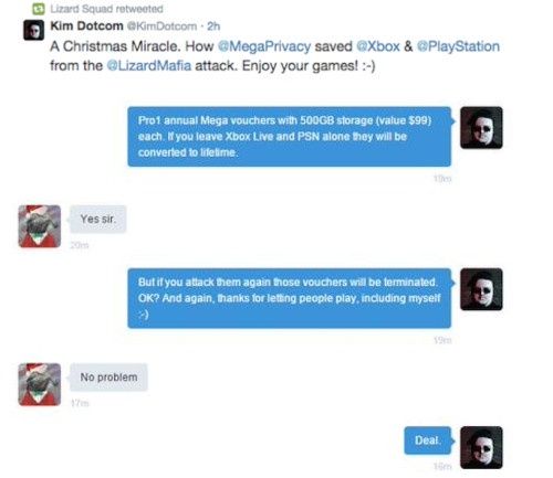 Xbox Live PlayStation Network Kim Dotcom