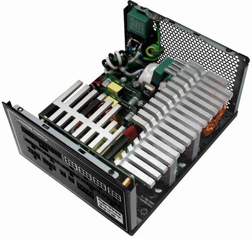 wnętrze zasilacza Cooler Master Silent Pro Hybrid
