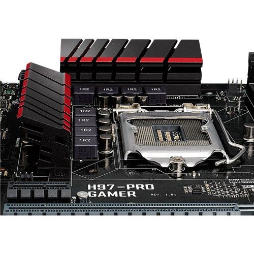 ASUS H97-PRO Gamer sekcja chłodzenia