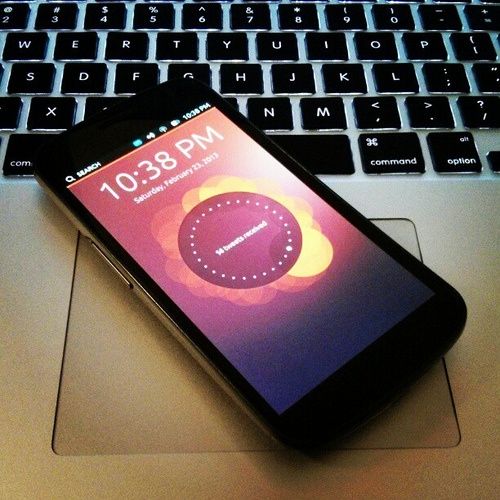 ubuntu phone wygląd smartfon