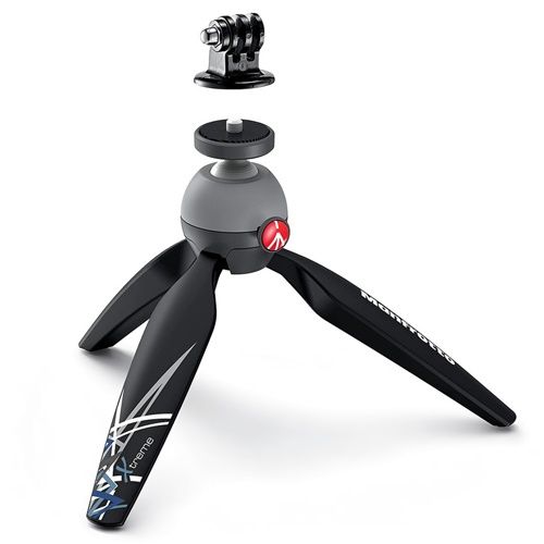 Manfrotto PIXI Xtreme z mocowaniem GoPro