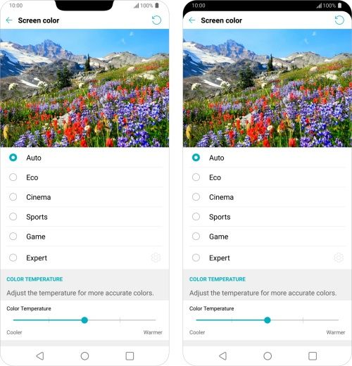 LG G7 ThinQ wyświetlacz