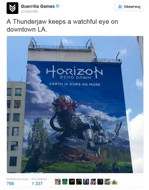 Horizon: Zero Dawn plakat E3