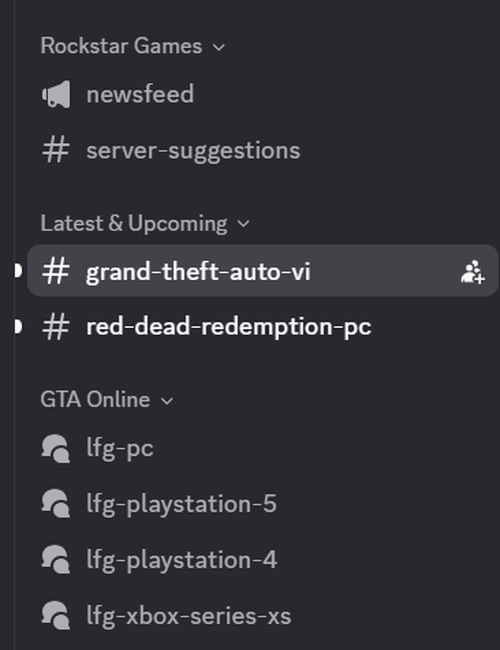 Rockstar Games Discord GTA 6