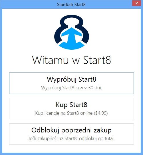 Star8 - aplikacja do przywrócenia menu start