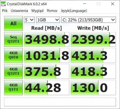 crystal disk mark