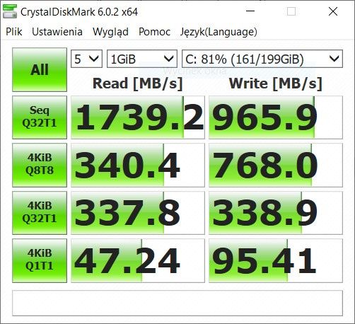 crystal disk mark