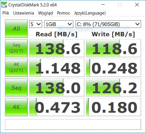 crystal disk HDD