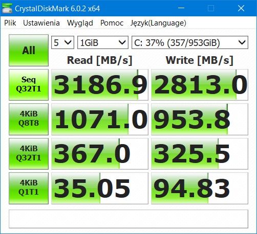 crystal disk mark