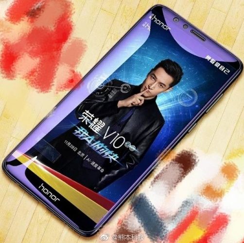 Honor V10 render