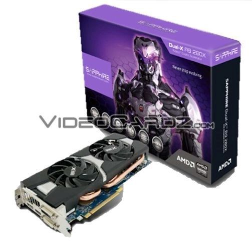 Sapphire Radeon R9 280X Dual-X karta graficzna zdjęcie