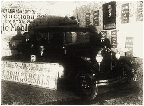 Pierwszy salon Forda T w Płocku