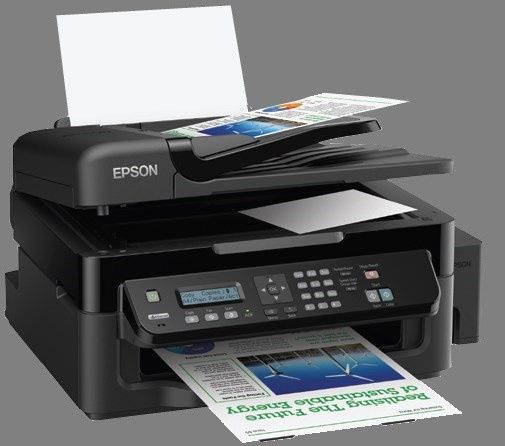 Epson L550 to wielofunkcyjny kombajn z systemem druku ciągłego ITS. [źródło: Epson]