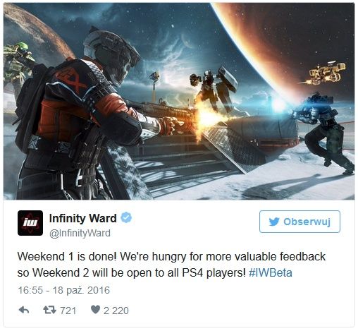 Call of Duty Infinite Warfare beta