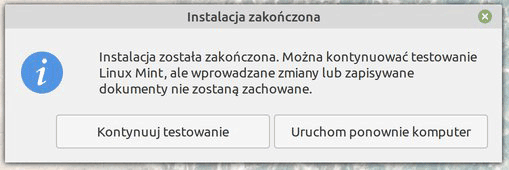 instalacja zakończona