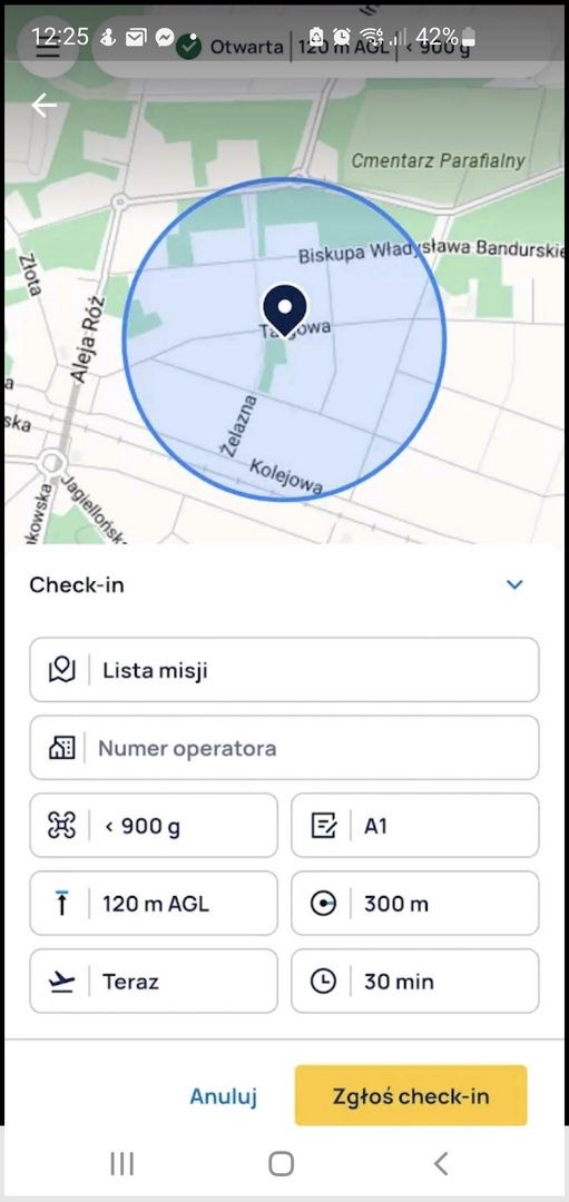 DroneTower - lista misji