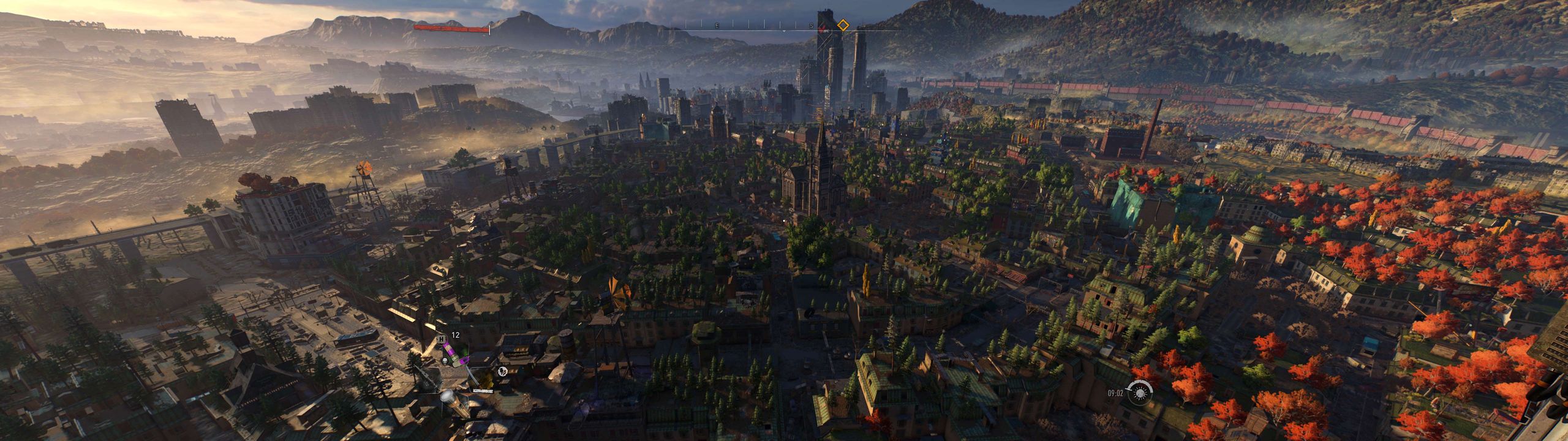 Dying Light 2 - panorama miasta