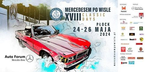 18. edycja Mercedesem po Wiśle Classic Days w Płocku